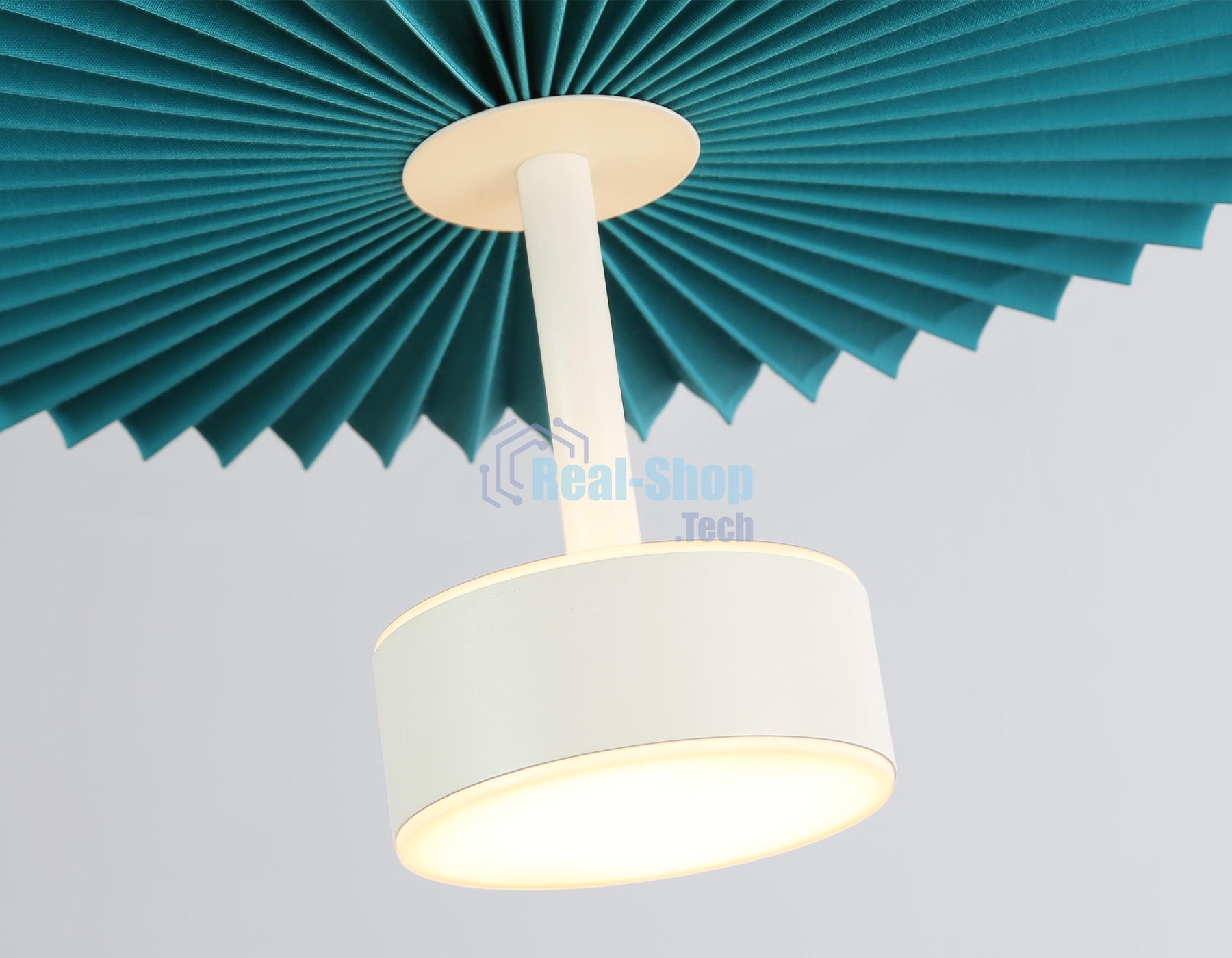 Светильник Ambrella light LH72611 WH/GR белый/бирюзовый 6W 3000K D300*260-1770