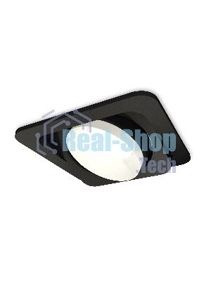 Комплект встраиваемого поворотного светильника Ambrella light XC7659020 SBK/SWH черный песок/белый песок MR16 GU5.3 (C7659, N7030)