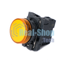 Лампа светосигнальная SB5 d22мм 230-240В AC желт. в сборе SE SB5AVM5