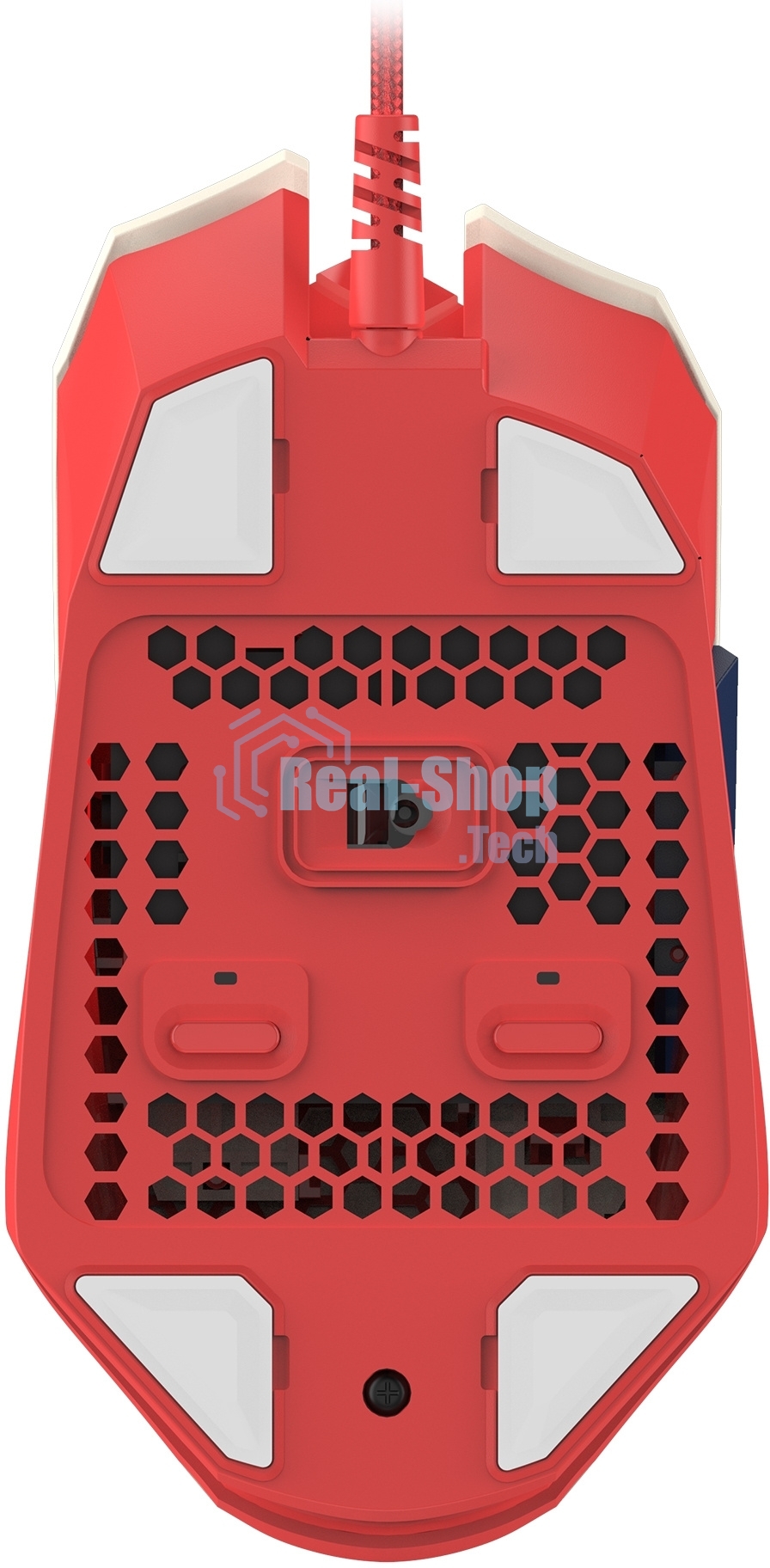 Мышь проводная A4Tech Bloody W63 Max Proxy Boom бежевый/красный, 12000 dpi, USB, кнопки - 9
