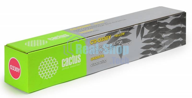 Картридж лазерный Cactus CS-O330Y желтый (3000 стр.) для OKI C330/C530