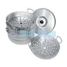 Мантоварка Калитва 180635, 6 л, 3 сетки, алюм.