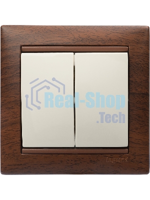 Выключатель Legrand 774305 Valena двухклавишный 10 AX(слоновая кость)