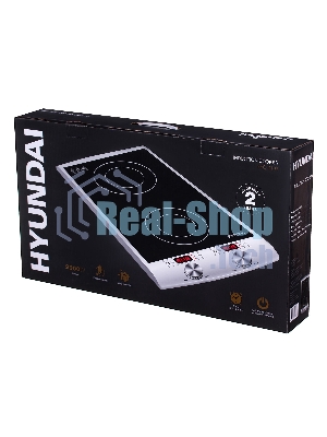 Плита настольная электрическая Hyundai HYC-0103 серебристый/черный стеклокерамика (настольная)