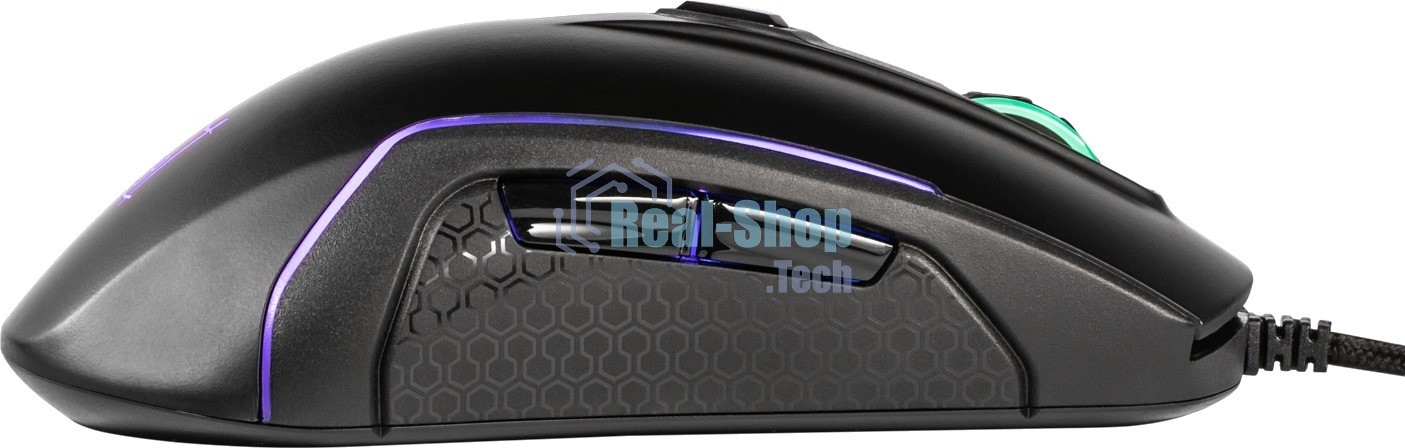 Мышь проводная Harper Gaming Kickback GM-P05 черный, 10000 dpi, USB, кнопки - 8