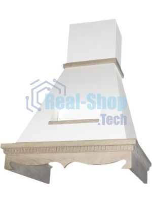 Вытяжка каминная Elikor Бельведер 60П-650-П3Д бежевый/дуб, 60 см, 650 куб. м/ч, 60 дБ