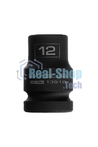 Головка ударная шестигранная, 12 мм, 1/2