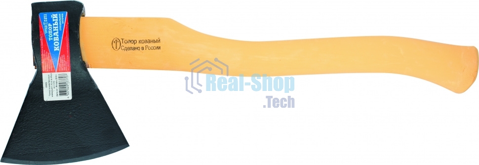 Топор кованный, в сборе, 700/900 г, деревянное топорище, 400 мм, А-0(Труд) ВачаРоссия