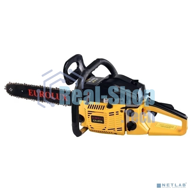 Бензопила EUROLUX GS-45161800Вт (2.45 л.с.) 45 см3 бак 0.55 л шина 40 см шаг цепи 1.5'' 72 звена