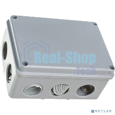 Коробка КМ41242 распаячная Iek UKO10-150-110-070-K41-55 для о/п 150х110х70 мм IP55 (RAL7035, 10 гермовводов)