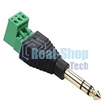 Сборный штекер Jack 6,3 мм 2 канала
