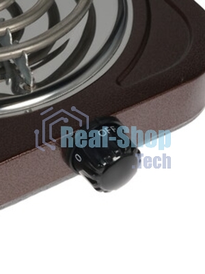 Плита настольная электрическая Centek CT-1509 Siberia коричневый, 2 кВт, ТЭН, конфорки - 2, эмаль, поворотные переключатели