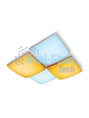 Потолочный светодиодный светильник с пультом FP2324 WH белый 144W 540*540*145 (ПДУ РАДИО 2.4)