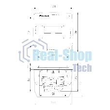 Розетка двойная Werkel Ethernet RJ-45 (черный матовый) W1182208