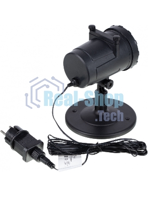 Проектор Neon-night LED, 12 сменных слайдов, цвет RGbW, 12В