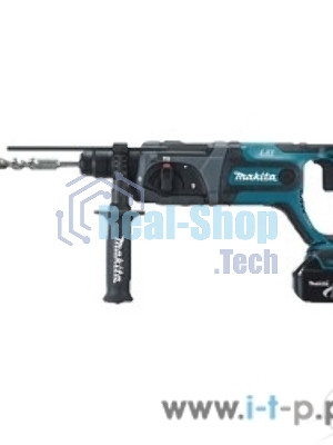 Перфоратор Makita DHR241RFE Перфоратор ак ,SDS+, 18В,2 х 3А ч Li-ion,3реж,1.9Дж,0-4000у\м,3.5кг,чем,подсв,совмест с 4 А ч Li-ion