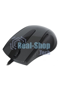 Мышь проводная A4Tech N-500F серый глянец/черный, 1200 dpi, USB, кнопки - 4