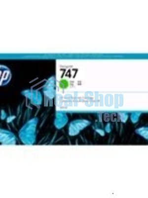 Картридж струйный HP 747 хроматический зеленый, для HP DesignJet Z9+ 300-ml