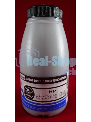 Тонер HP LJ P1102/1120/1505/22/66/1606 LBP-3010/3250 (фл.100г) B&W Premium фас России