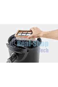 Пылесос Karcher AD 4 PREMIUM желтый/черный, 150/600 Вт, уборка сухая, пылесборник контейнер 17 л