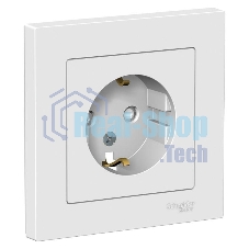 Розетка AtlasDesign с заземл. защ. шторки 16А в сборе белый SchE ATN000144 Розетка AtlasDesign с заземл. защ. шторки 16А в сборе белый SchE ATN000144
