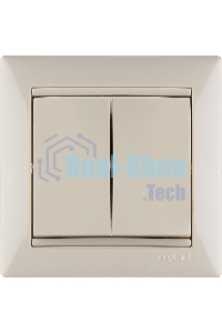Выключатель Legrand 774305 Valena двухклавишный 10 AX(слоновая кость)