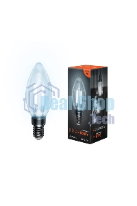 Лампа светодиодная филаментная Rexant Свеча CN35 7.5 Вт 600 Лм 4000K E14 прозрачная колба
