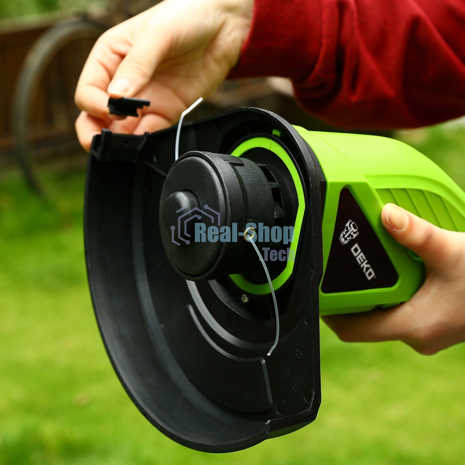 Триммер электрический Deko DKTR400 400Вт реж.эл.:леска