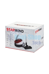 Пылесос Starwind SCB1114 красный/белый, 300/1800 Вт, уборка сухая, пылесборник мешок 2 л