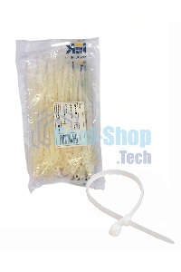 Хомут кабельный ИЭК UHH40-4-150-100 3.5х150 нейл. белый с отвер. для креп. ХОК (уп. 100 шт)