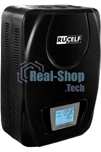 Стабилизатор RUCELF SDW.II-12000-L рабочий диапазон: 110-275В 10000Вт 217-223В