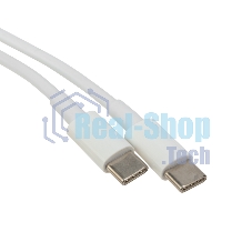 Кабель Rexant Type-C - Type-C PD 100W/1м/PVC/белый
