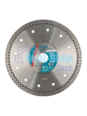 Диск алмазный ф180х22,2мм, тонкий, сплошной (Jaguar), мокрое резание Gross