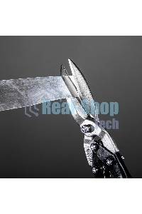 Ножницы по металлу Matrix, удлиненные, 285 мм, пряморежущие, обрезиненные рукоятки