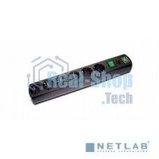 Сетевой фильтр MOST Сетевой фильтр RG 2 м (6 розеток), черный 587277