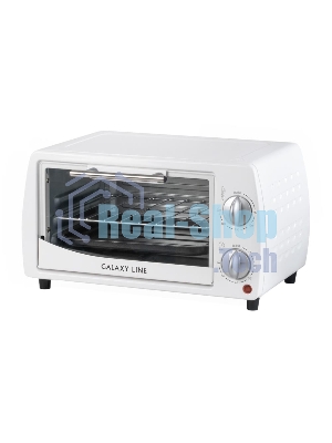 Мини-печь Galaxy Line GL 2626, белый, 10 л, 1000 Вт, таймер на 60 минут, индикатор работы, автоотключение