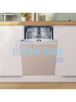Встраиваемая посудомоечная машина Bosch SPV4HMX10E, серебристый, 44.8 см, 10 компл., 44 дБ, класс A++