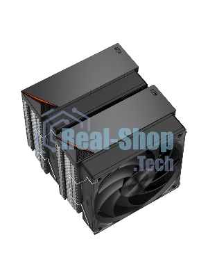 Кулер для процессора PCCooler RZ620 BK (260W, 4-pin PWM, 157.5мм, Al/Cu, 6x6мм, 1x120мм, 86.73CFM, 32dBA, 2200RPM, S: 1851/1700/1200/115X, AM5/AM4, черный)