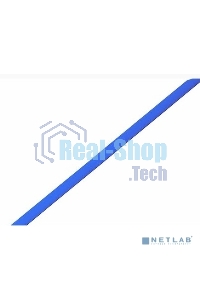 Термоусадочная трубка Rexant 2,5/1,25 мм, синяя, упаковка 50 шт. по 1 м