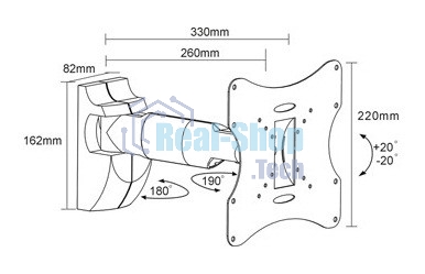 Кронштейн ARM Media LCD-202 для ТВ 15