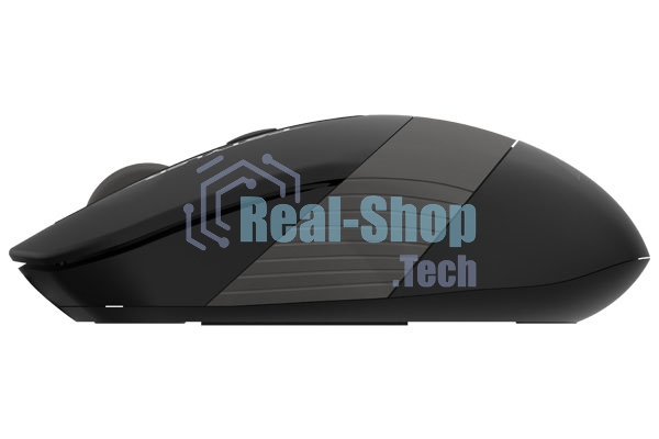 Мышь беспроводная A4Tech Fstyler FG10 черный/серый, 2000 dpi, радиоканал, USB, кнопки - 4