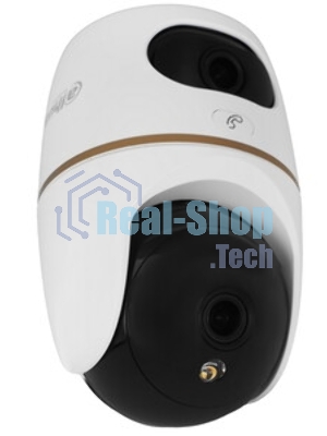 Мини-PT IP-видеокамера Dahua DH-IPC-H3BP-0360B с Wi-Fi 2.4ГГц 3Мп, 1/3.2” CMOS, объектив 3.6мм, обнаружение людей, ИК 10м, микрофон, динамик