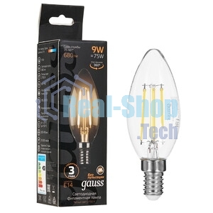 Светильник LED Gauss 9Вт 2700К IP20 встраив. ультратонкий круглый