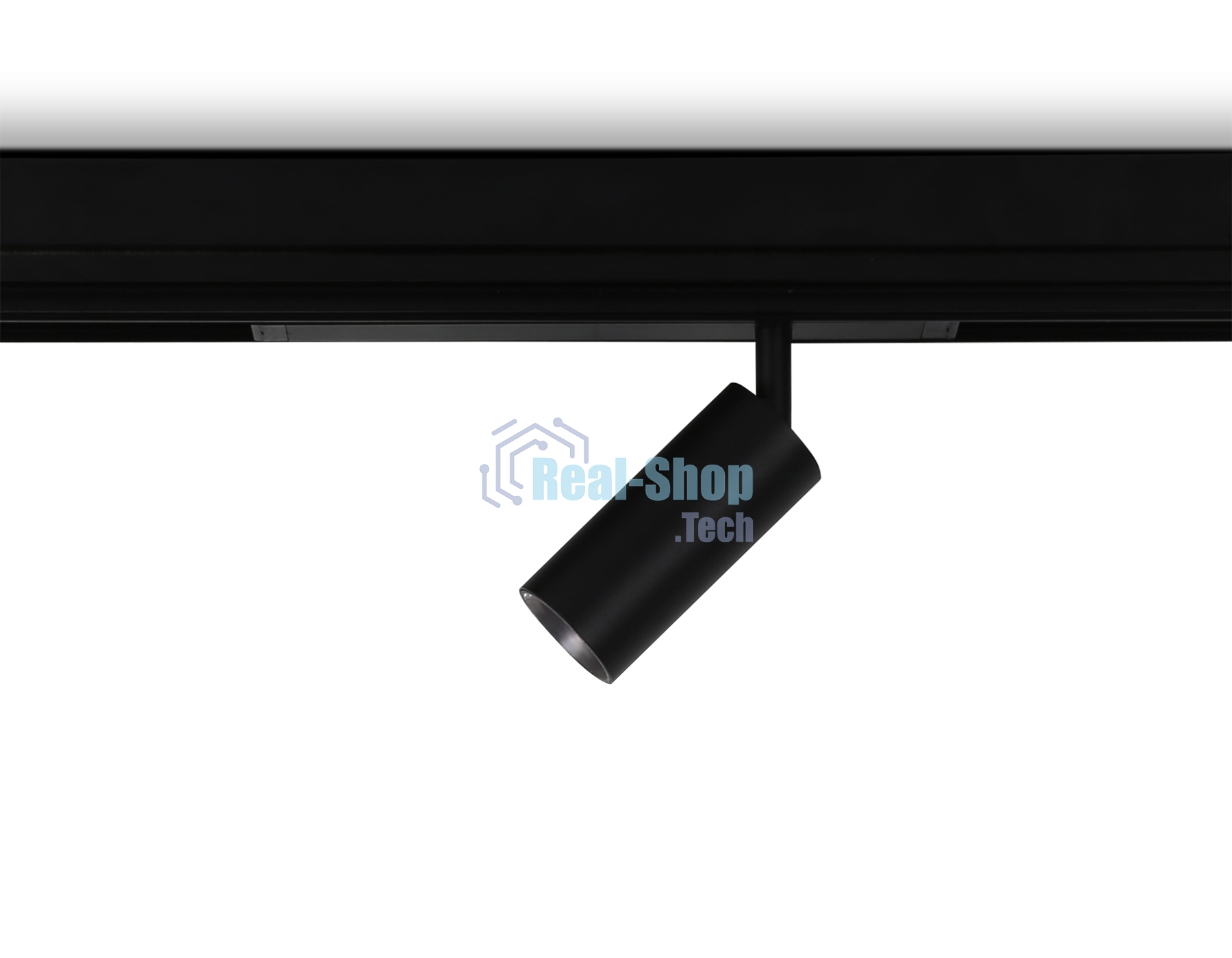 Управляемый светодиодный светильник для шинопровода Magnetic Ambrella light GL1212 BK черный IP20 12W 3000K-6400K 220V 36° D45*100 (Без ПДУ)