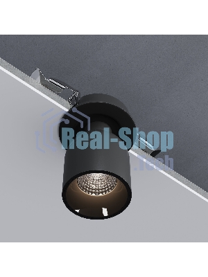 25093/LED / светильник встраиваемый светодиодный / черный