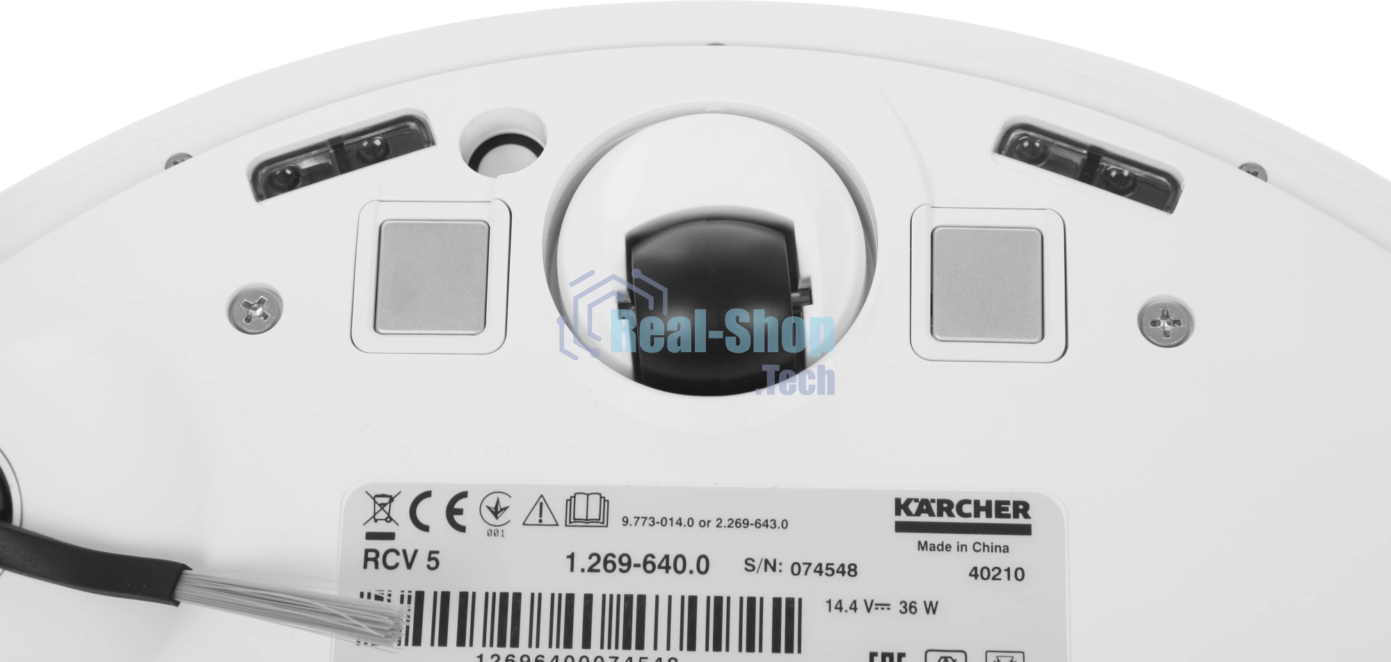 Робот-пылесос Karcher RCV 5 белый 5200 мAч Li-Ion, уборка сухая/влажная, пылесборник контейнер 0.33 л