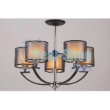 Светильник Hiper 5хЕ27х60Вт Венге/Хром H025-5