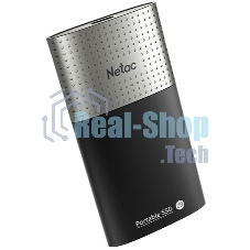 Внешний SSD Netac Z9, 250 Gb, USB 3.2 Gen 2 Type-C, R/W 550/480, черный