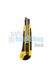 Нож с сегментированным лезвием Rexant 18 мм, корпус ABS пластик обрезиненный