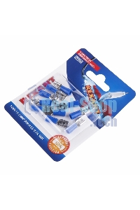 Клемма плоская Rexant, изолированная гнездо - 7.4 мм, 1.5-2.5 мм², (РПи-м 2.5-(6.3) / РПИм 2-250 / FDD2-250), в упак. 10 шт.